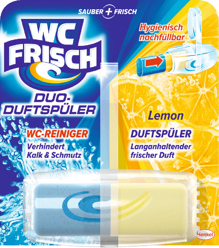 WC-Frisch WC-Reiniger Duo-Duftspüler Lemon