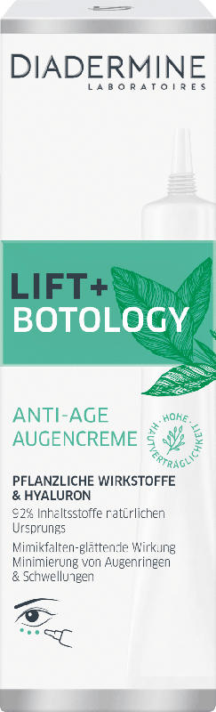 Diadermine Augencreme Lift + Botology Anti-Age