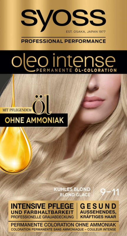 Syoss Oleo Intense Haarfarbe kühles Blond 9-11, 1 St