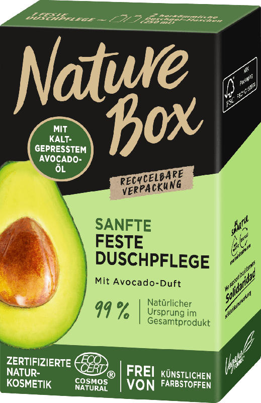 Nature Box Feste Dusche Avocado-Öl