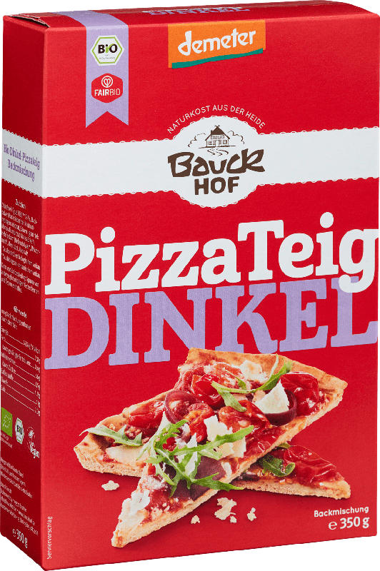 Bauckhof Backmischung für Pizzateig, Dinkel, demeter