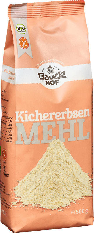 Bauckhof Mehl, Kichererbsen-Mehl, glutenfrei