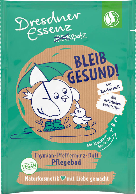 Dresdner Essenz Badezusatz Dreckspatz Pulverbad Bleib gesund!