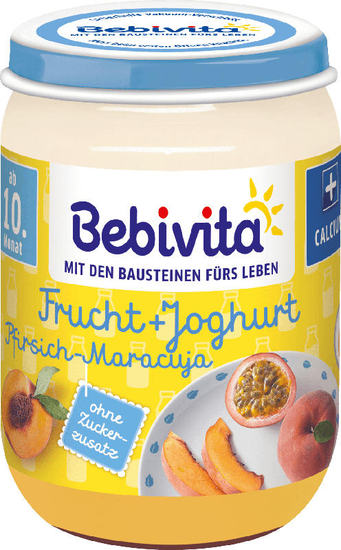 Bebivita Frucht & Joghurt Pfirsich-Maracuja ab 10. Monat
