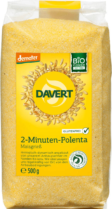 Davert Polenta, 2- Minuten schnellkochend, glutenfrei
