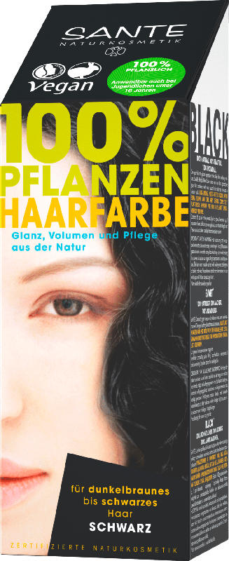 Sante Pflanzenhaarfarbe Schwarz