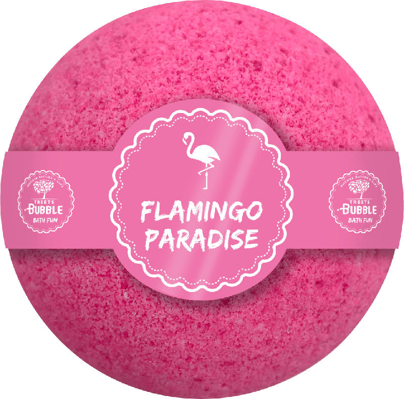 Treets Bubble Badekugel Flamingo Paradies