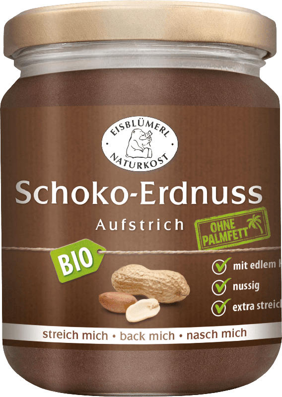 Eisblümerl Schokoladenaufstrich, Schoko-Erdnuss Aufstrich