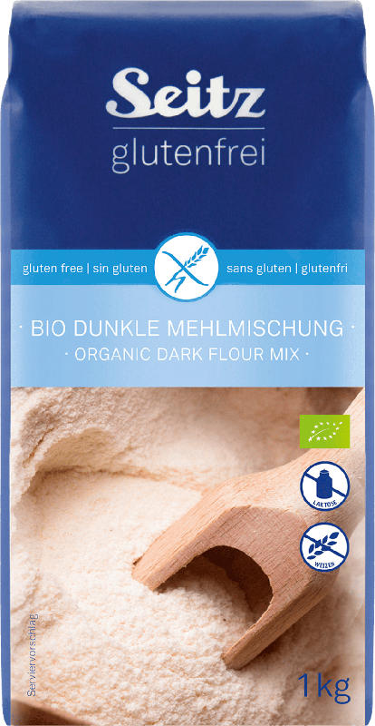 Seitz glutenfrei Mehl, Mehlmischung dunkel, glutenfrei