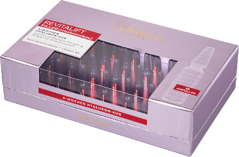 L'ORÉAL PARIS Ampullen Revitalift Filler Hyaluron 28 Tage Box