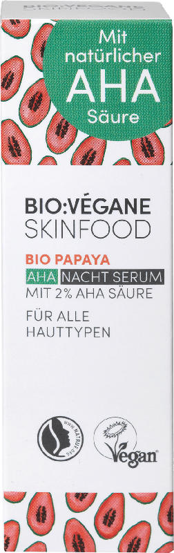 BIO VÉGANE Serum Nacht Bio:Végane Bio Papaya AHA