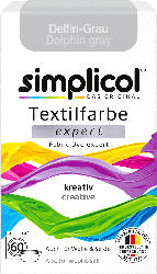 Simplicol Textilfarbe expert Delfin- Grau