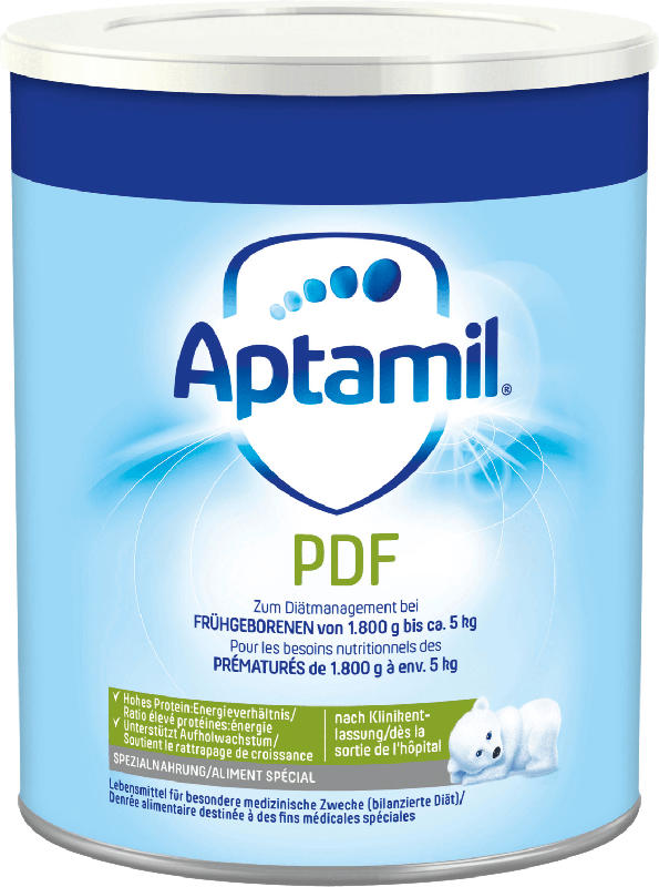 Aptamil Anfangsmilch Spezialnahrung Frühgeborene PDF von Geburt an