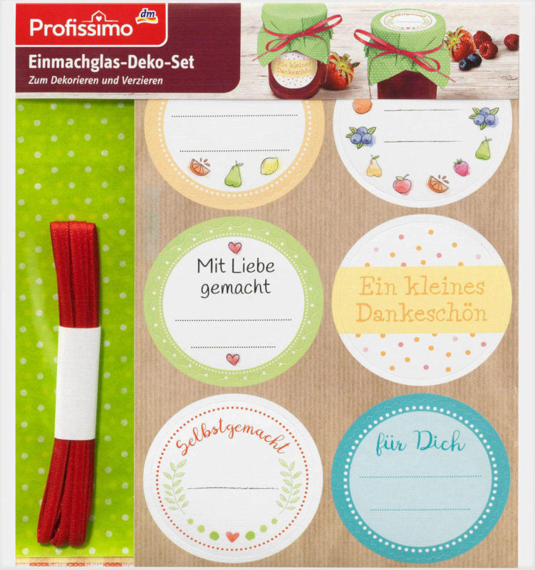 Profissimo Einmachglas Deko-Set