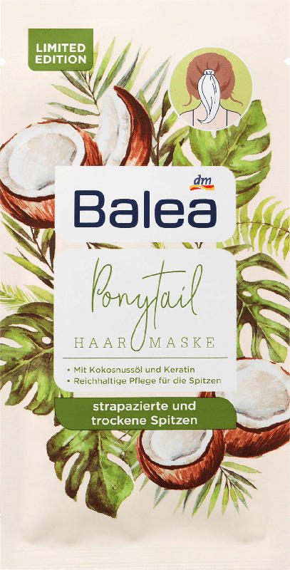 Balea Haarmaske Ponytail Kokosnuss Tropical Hair