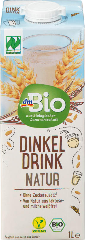 dmBio Pflanzendrink, Dinkel Drink natur
