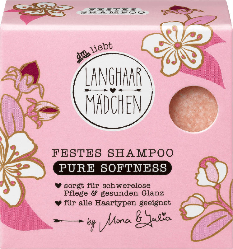 Langhaarmädchen Festes Shampoo Pure Softness