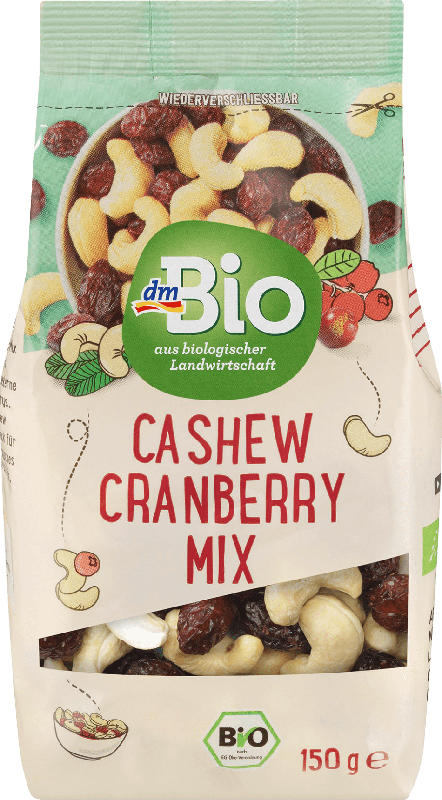dmBio Nuss- & Trockenobst-Mischung Cashew Cranberry Mix