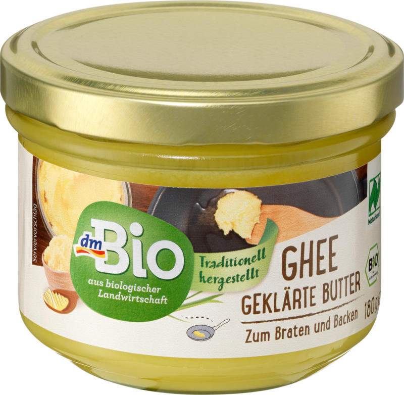 dmBio Ghee, geklärte Butter, Naturland