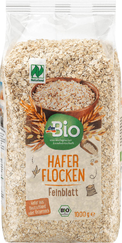 dmBio Flocken, Haferflocken Feinblatt, Naturland
