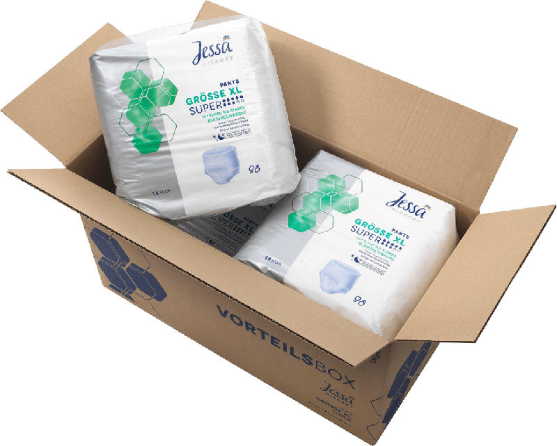 Jessa Diskret Vorteils-Box Hygiene-Pants Größe XL Super