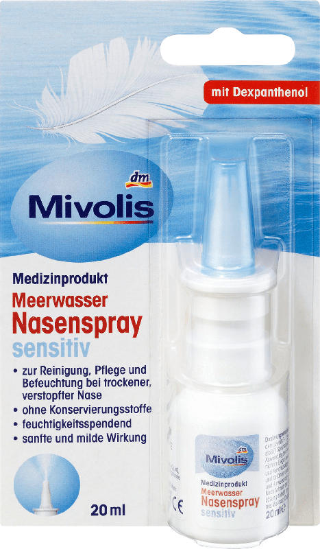 Mivolis Meerwasser Nasenspray Sensitiv