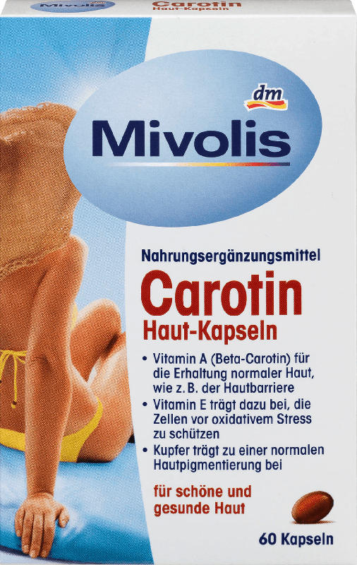 Mivolis Carotin Haut-Kapseln 60 St.
