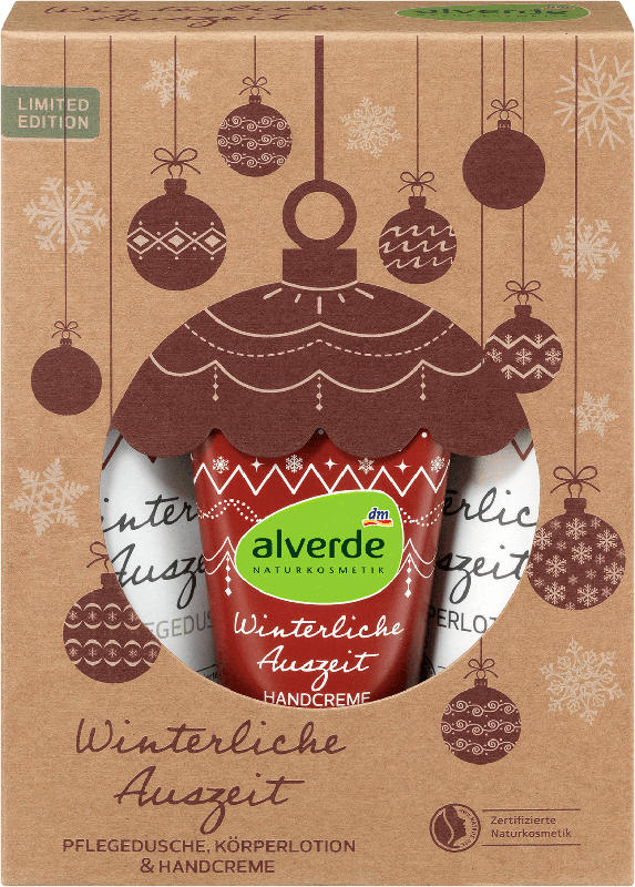 alverde NATURKOSMETIK Geschenkset Winterliche Auszeit