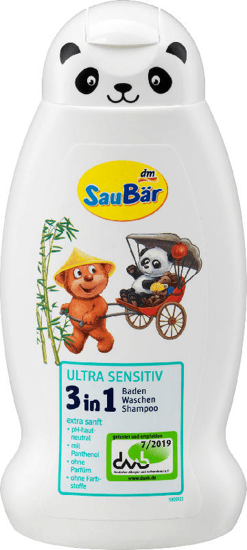 SauBär Ultra Sensitiv 3in1 Baden Waschen Shampoo