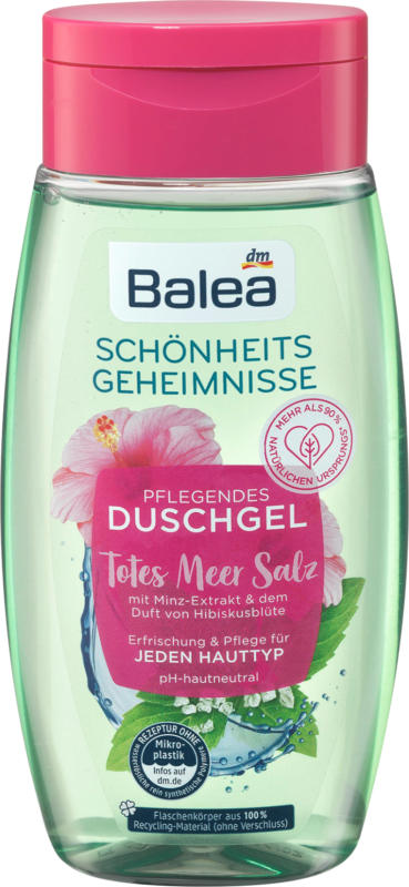 Balea Dusche Schönheitsgeheimnis Totes Meer Minze & Hibiskus