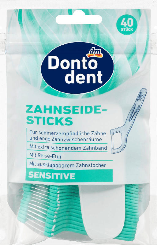 Dontodent Zahnseide-Sticks Sensitive