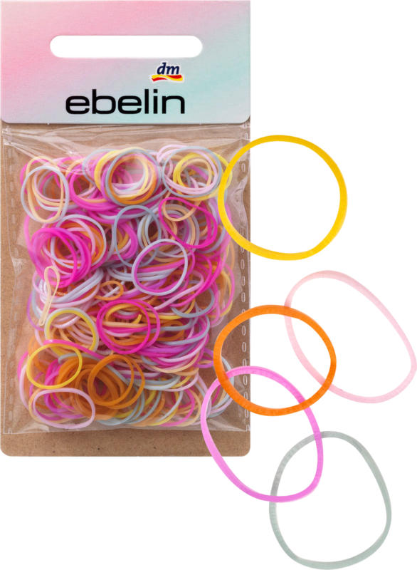 ebelin Haargummis mini Bunt