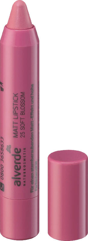 alverde NATURKOSMETIK Lippenstift Matt Soft Blossom 25