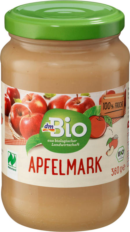 dmBio Fruchtmark Apfel, Naturland