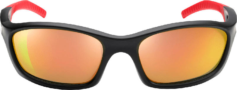 SUNDANCE Sonnenbrille für Kinder Sportmodell Rot/Schwarz