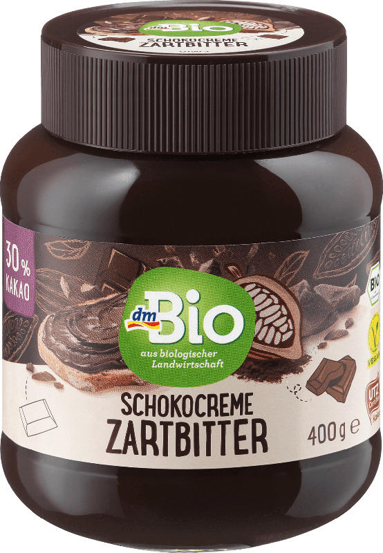 dmBio Schokoladen-Aufstrich, Zartbitter Creme