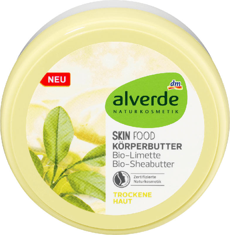 alverde NATURKOSMETIK Körperbutter Skin Food