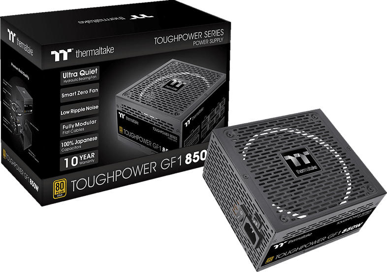 PC Netzteil ToughPower GF1, 850W, ATX, Schwarz (PS-TPD-0850FNFAGE-1)