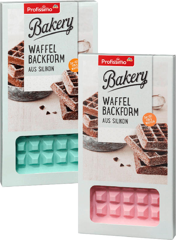 Profissimo Waffelbackform aus Silikon