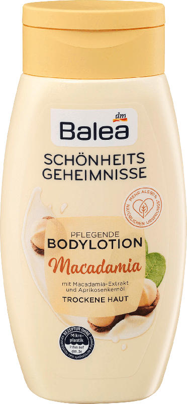 Balea Bodylotion Schönheitsgeheimnisse Macadamia