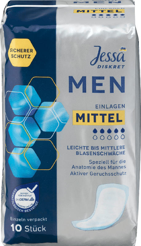 Jessa Diskret MEN Einlagen Mittel