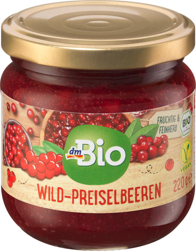 dmBio Wild-Preiselbeeren