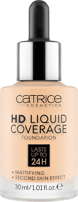 Catrice Make-up HD Liquid Coverage Foundation Porcelain Beige 002