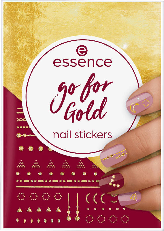 essence cosmetics Nagelsticker go for Gold nail stickers