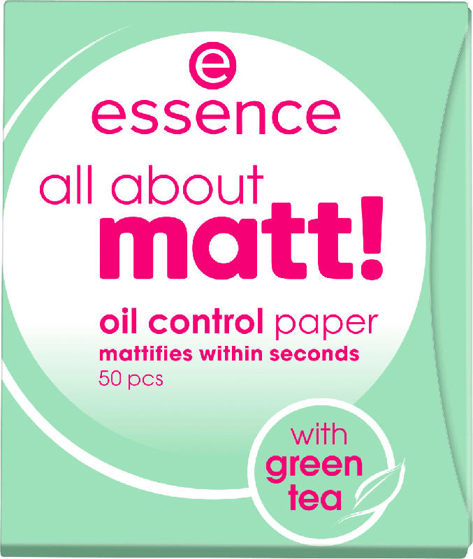 essence cosmetics Mattierendes Papier all about matt! oil control paper