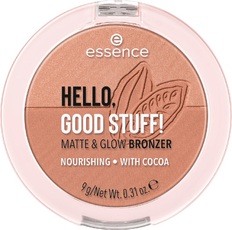 essence cosmetics Bronzer hello, good stuff! matte & glow bronzer Cocoa-kissed 20
