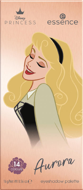 essence cosmetics Lidschattenpalette Disney Princess Aurora eyeshadow palette Once upon a dream 03