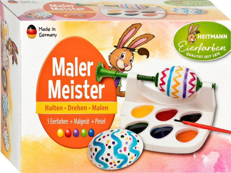 Dekorieren & Einrichten Eierfarben-Set 'Malermeister'
