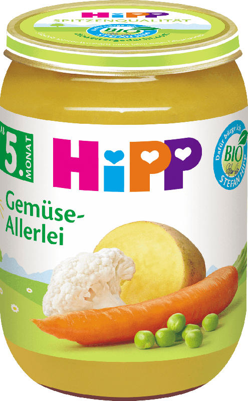 Hipp Gemüse-Allerlei, ab dem 5. Monat