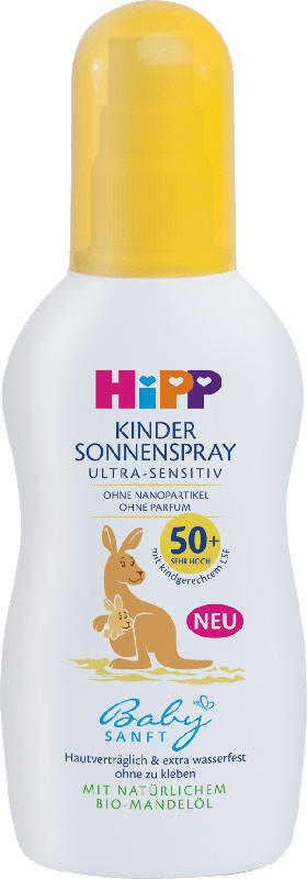 Hipp Babysanft Sonnenspray Kids, ultra sensitiv, LSF 50+